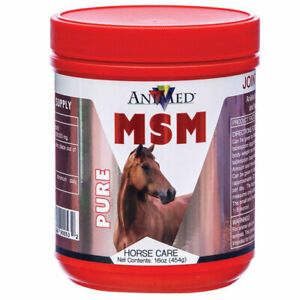 Animed MSM Pure Crystals 1 Pound Joint Cartilage Skin Health Equine Arthritis