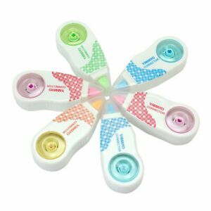 6 X Non-Refillable Correction Tape Office School Stationery for Students Gifts