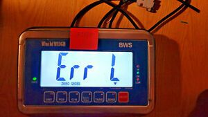B-TEK Worldweigh BWS Scale Indicator Used, Recharable Battery Works.