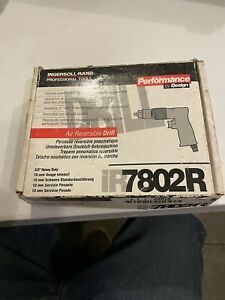 Ingersoll Rand Pneumatic Reversible Drill 7802R  With 3/8” Jacobs Chuck