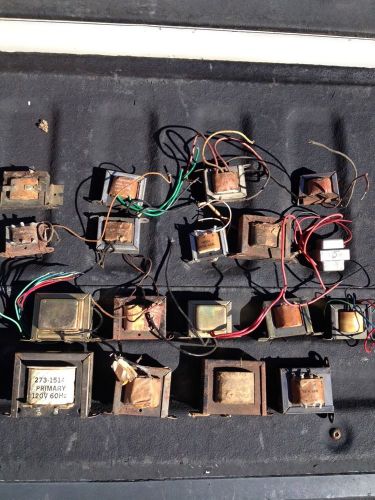 Lot of Electrical Secondary Transformers