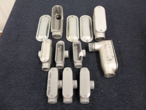12 APPLETON PEGO ELECTRICAL CONDUIT JUNCTION BOX RECEPTACLE OUTLET INLET NEW