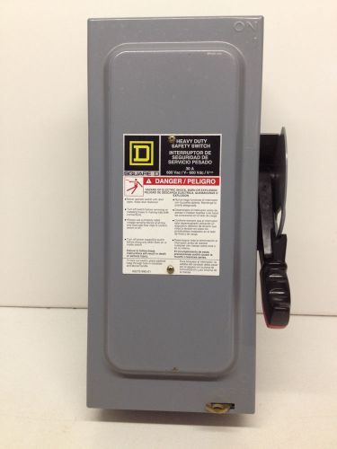 Square d fusible disconnect switch h361 for sale