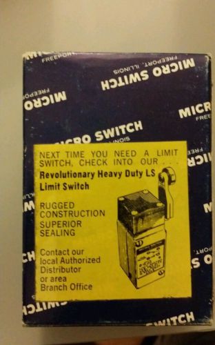 HONEYWELL MICRO SWITCH 1LS1-L Limit Switch,SideRotary,SteelRoller,SPDT