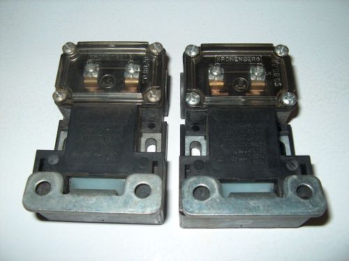 LOT OF 2 KRONENBERG LIMIT/SAFETY SWITCHS TYPE WC **NEW**