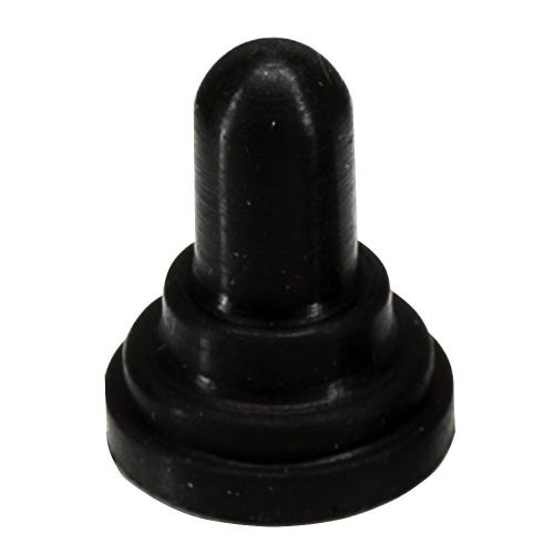 Paneltronics Toggle Switch Boot 23/32&#034; Round Nut Black 048-015