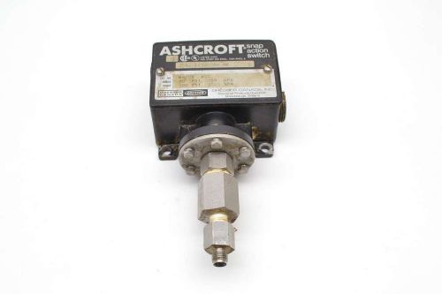 Ashcroft b420b-x06 30 psi 200kpa snap action pressure 125/250v-ac switch b440625 for sale