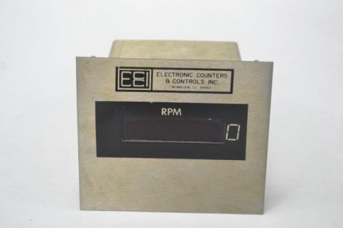 ECCI MT105C-1 RATIO INDICATOR DIGITAL COUNTER MODULE TACHOMETER B216877