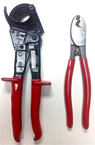 Combo pack - ratchet cable cutter 240 sq-mm + cable cutter up to 2 awg(35 sq-mm) for sale