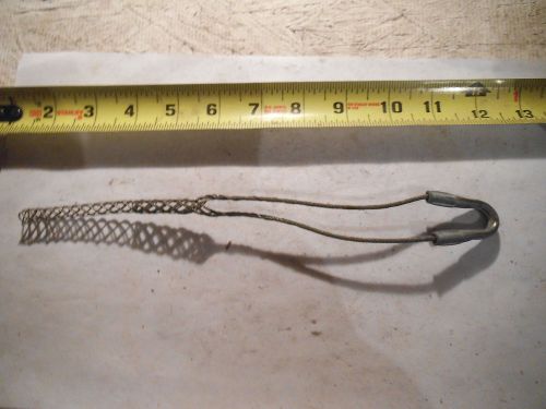 ELECTRICAL FINGER TRAP CABLE / WIRE PULLER APPROX 11&#034; X 5/16&#034; - USED