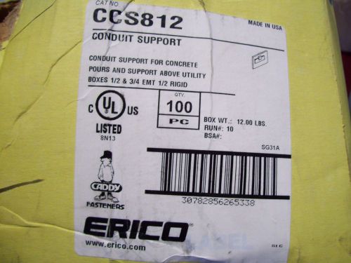 One box of (100) - caddy #ccs812 conduit supports for sale