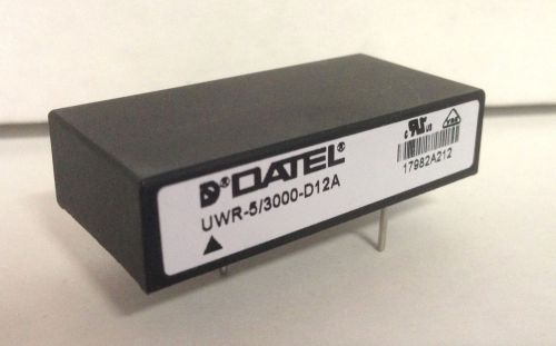 New!! datel isolated dc/dc converter - uwr-5/3000-d12a for sale
