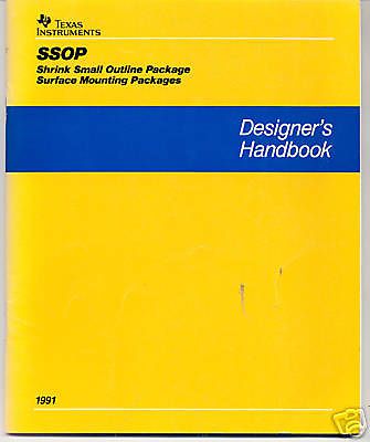 Texas Instrument SSOP Shrink Small Outline Designer&#039;s