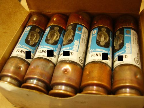 4 littelfuse indicator flnr 60 id fuses rk5 time-delay +3 free frn-r-60 fusetron for sale