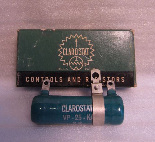 Clarostat VP-25 KA 2K Ohm 220-133 VP25KA 2000 ? Wirewound Resistor NIB