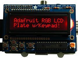 ADAFRUIT INDUSTRIES 1110 RGB NEGATIVE 16X2 LCD + KEYPAD KIT, RASPBERRY PI