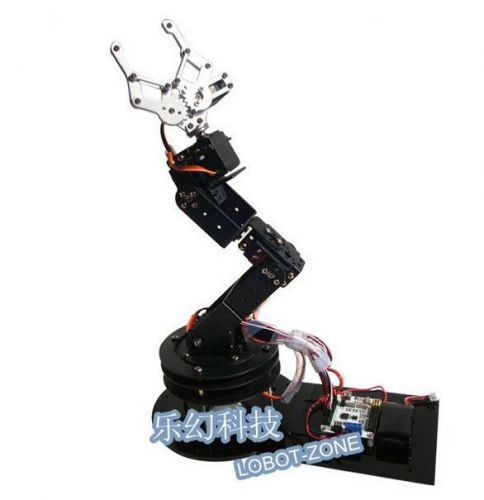 6 dof mechanical arm 6 axis 3d rotation robot bracket chassis(no servo) robotic for sale