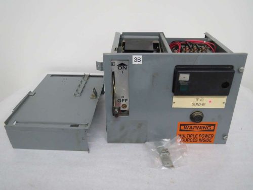 SQUARE D 8536 SDO1 STARTER SIZE2 600V 25HP DISCONNECT FUSIBLE MCC BUCKET B334200