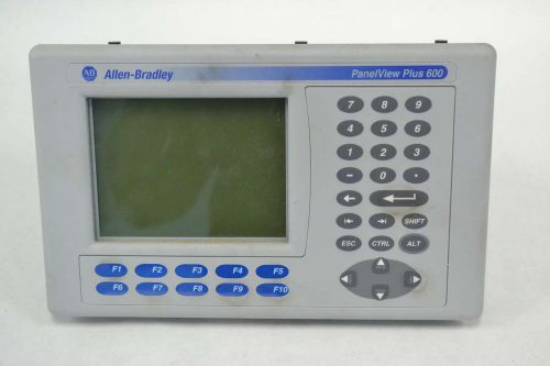 Allen bradley 2711p-k6m20a panelview plus 600 operator interface panel d b352594 for sale