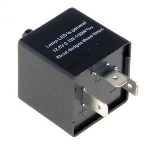 Electronic sh led flasher relay 3 pin 12v motorcycle turn singal adjustable msyg for sale