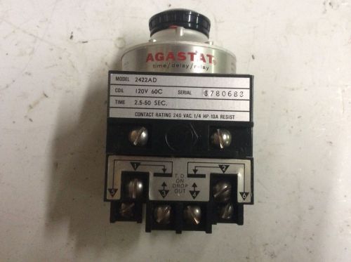 Agastat 2422AD Timer -   2.5 - 50 Second Timing Relay - M72