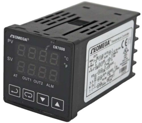 Omega CN7823 1/16 DIN 2-Display Ramp/Soak Temperature Process Controller CN7800