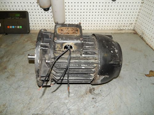 Pedrazzoli type 1953 cf112n4 motor 4 kw/5.5 hp 3 phase 1690 rpm 220/380 volt for sale