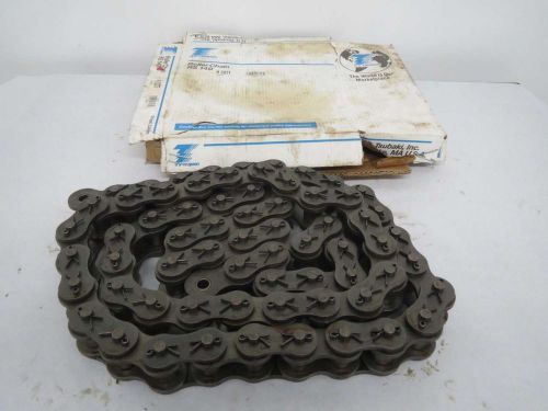 NEW TSUBAKI RS140H SINGLE STRAND COTTERED 1-3/4 IN 10FT ROLLER CHAIN B368947