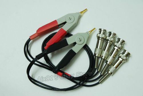 LCR Meter Test Leads Lead / Clip Cable / Terminal Kelvin Clip Wires with 4 BNC