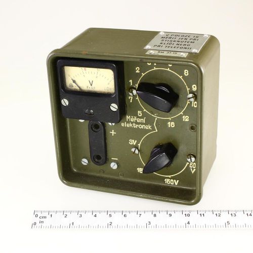 RM 31-15 Vintage military Czechoslovak measuring instrument module