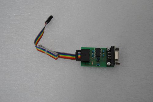 MAXIM MAX207CWG RS232 COMMUNICATION CONTROLLER BOARD WITH CABLES(S17-2-15A)
