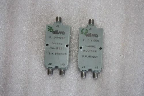 2 UNITS OF AEL POWER DIVIDER 1-4 GHz MW-12251