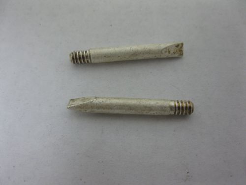 Ungar pl-333 soldering iron thread-in tip chisel 1/8&#034;  2 pcs for sale