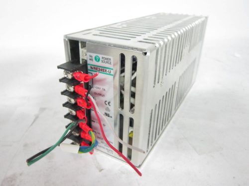 Schaffner power source 24v 7a dc power supply wre24sx-u for sale