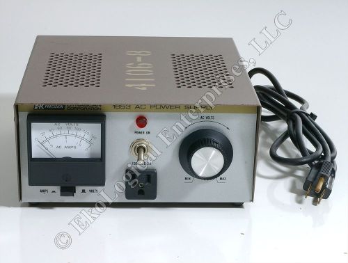 Bk precision 1653 variable ac power supply 0-150v , 2a for sale