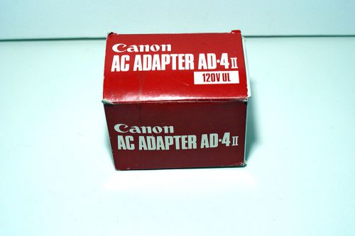 Canon ac adapter ad-4ii plug-in power supply/battery charger for sale
