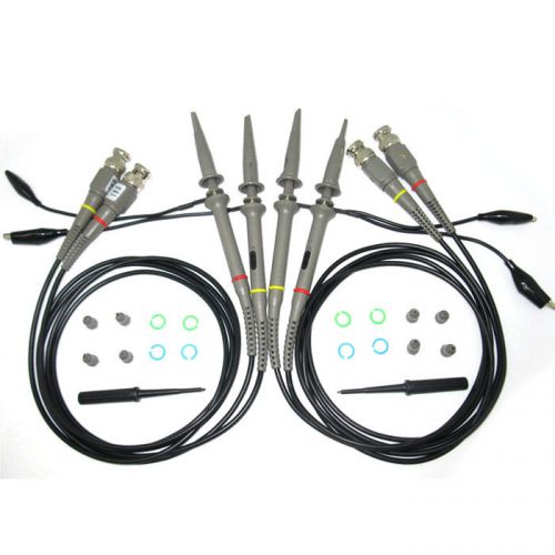 4x100MHZ Oscilloscope Scope Clip Probes for HP Tektronix Hottest