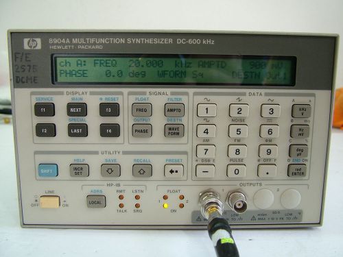 HP8904A   AGILENT MULTIFUNCTION SYNTHESIZER  DC-600KHz