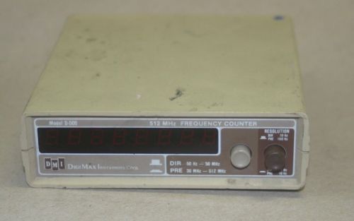 Digimax model d-500 50hz- 512 mhz digital frequency counter for sale