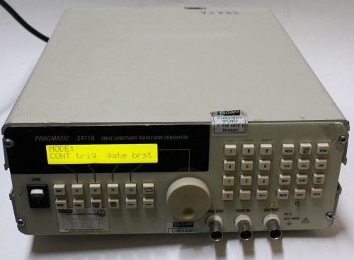 Pragmatic 2411a 2mhz arbitrary waveform generator *used* for sale