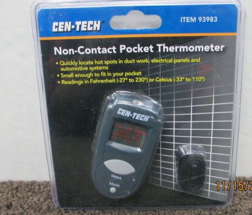 Non-contact pocket thermometer brand new (sealed)    brand cen-tech for sale