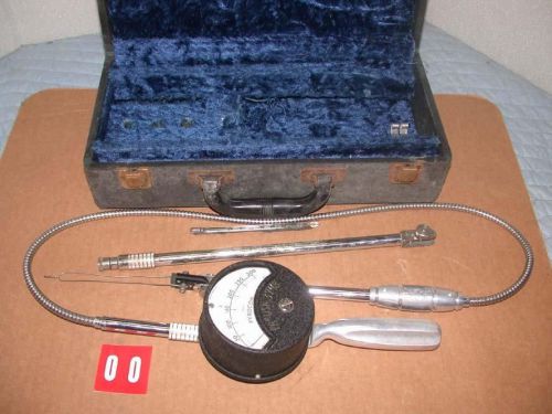 VINTAGE ALNOR PYROCON PYROMETER THERMOMETER- TYPE 4000 with case Free S&amp;H
