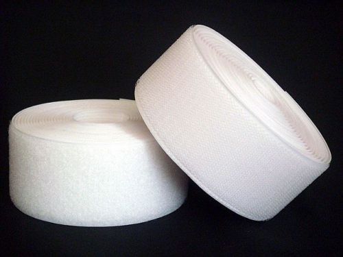 Vsw38 (hook only) one yd x 1.5&#034; (38mm) width white velcro roll sew-on tape 2110b for sale
