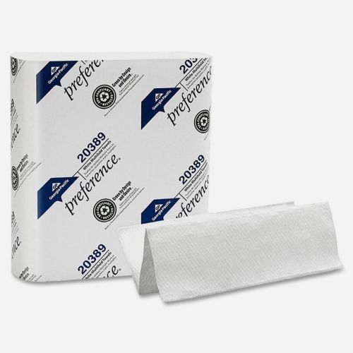 Georgia pacific preference 20389 white multifold paper towels 16/case for sale