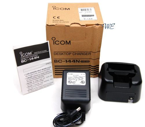 New icom bc-144n w/bc-145 charger for ic-v82 ic-u82 ic-v8 ic-t3h ic-f30 ic-f40 for sale