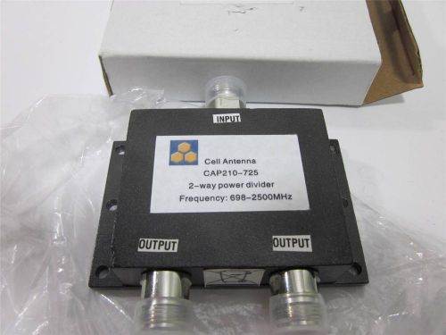 NEW Cell Antenna Cap210-725 2-way power divider Frequency 698-2500MHz