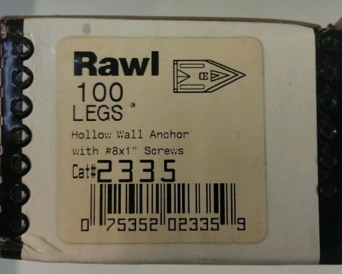 Rawl Products Hollow Wall Anchors #2335 box of 100