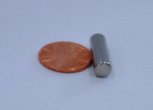 One pair brand new neodymium magnets n50 grade 7mm x 3mm cylinder (3/8&#034; x 3/4&#034;) for sale