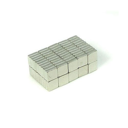 100pcs 3/16&#034; x 3/16&#034; x 1/16&#034; Blocks 5x5x1.5mm Neodymium Magnets Fridge Craft N35