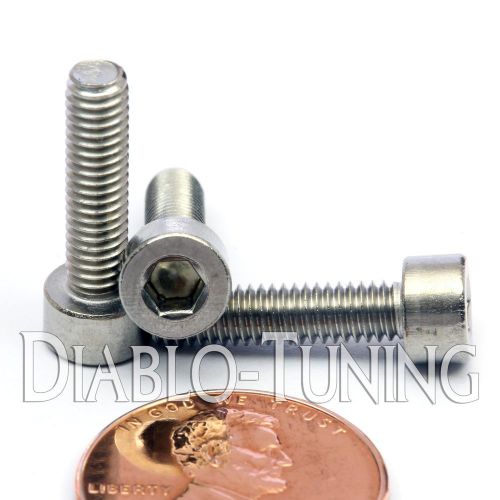 M4 - 0.70 x 16mm - qty 10 - a2 stainless steel socket head cap screws - din 912 for sale